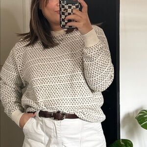 Vintage Haggar Unisex 80% cotton Crew Boxy Relaxed Sweater. Size L